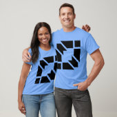 メンズライトブルー短袖Tシャツ Tシャツ (ユニセックス)