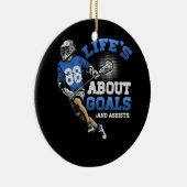 メンズライフについてゴールラクロススポーツインスピレーション セラミックオーナメント (右)