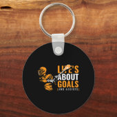 メンズライフについてゴールラクロスfor Boys Lacross キーホルダー (正面)