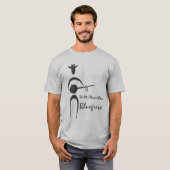 メンズラグランカスタマイズシャツ –  Tシャツ (正面フル)