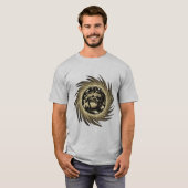 メンズラグランシャツ Tシャツ (正面フル)