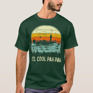 メンズリカッコいいールポーポー魚釣りスおもしろいファーザーデー Tシャツ