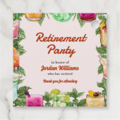 メンズリタイアサマーバックヤードカクテルパーティー フェイバータグ (裏面)