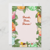 メンズリタイアサマーバックヤードカクテルパーティー 招待状 (裏面)