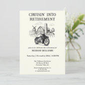 メンズリタイアメントヴィンテージバーンバイククルージング 招待状 (スタンド正面)