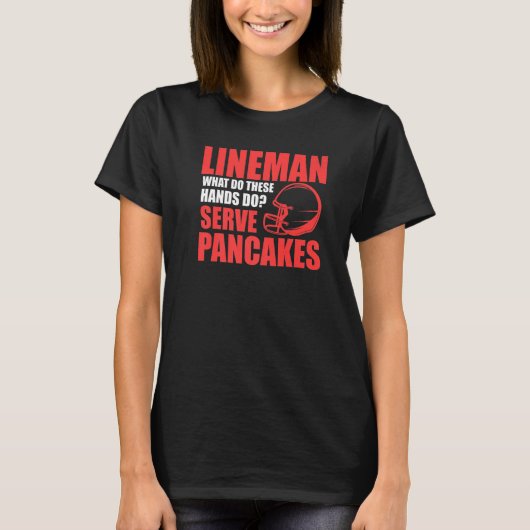 メンズリネンサーブパンケーキリネマン Tシャツ (正面)