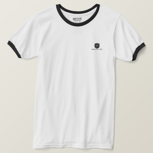 メンズリンガーtシャツクールエコスタイルデザイン tシャツ (デザイン正面)