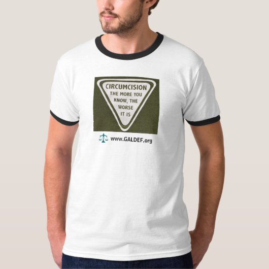 メンズリンガーT – ご存知の通り Tシャツ (正面)