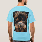 メンズリンクはっきりしたスタイルティー» Tシャツ (裏面)