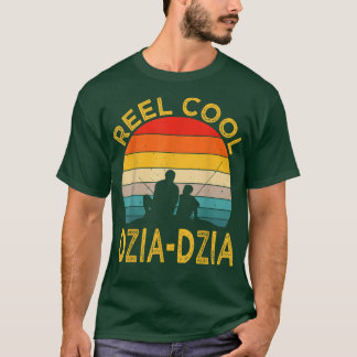 メンズリールカッコいいディシアディア魚釣りダディヴィンテージパパ Tシャツ