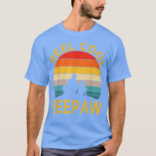 メンズリールカッコいいピーポー魚釣りダディヴィンテージグランプ Tシャツ