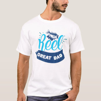 メンズリール素晴らしパパ |魚釣りおもしろいアングラーズ・フィッシャー Tシャツ