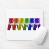メンズレインボーパンツ マウスパッド (マウス)