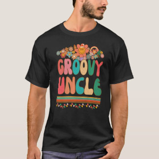 メンズレトログルーヴィアンクルマッチングファミリー1番目の誕生日 Tシャツ