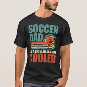 メンズレトロスタイルヴィンテージサッカーパパ父の日 Tシャツ