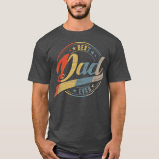 メンズレトロヴィンテージ最高のパパイーバーファーザーダディ Tシャツ