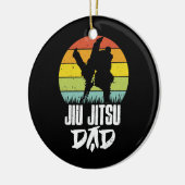 メンズレトロ柔術パパBJJ父mma柔術 セラミックオーナメント (左)