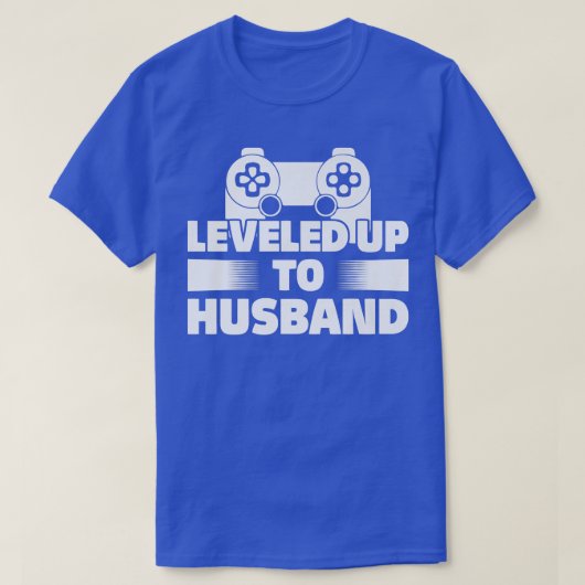 メンズレベリング最大の夫ゲーマーことわざ結婚ズ Tシャツ (デザイン正面)