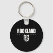 メンズロックランドサプリメントジムフィットネストレーニング体 キーホルダー (正面)