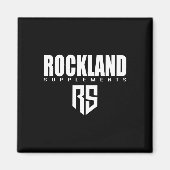 メンズロックランドサプリメントジムフィットネストレーニング体 マグネット (正面)