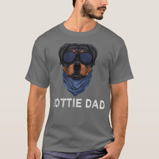 メンズロッティパパロットワイラーパピーおもしろいダ父の Tシャツ