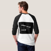 メンズロングスリーブTシャツ Tシャツ (裏面フル)