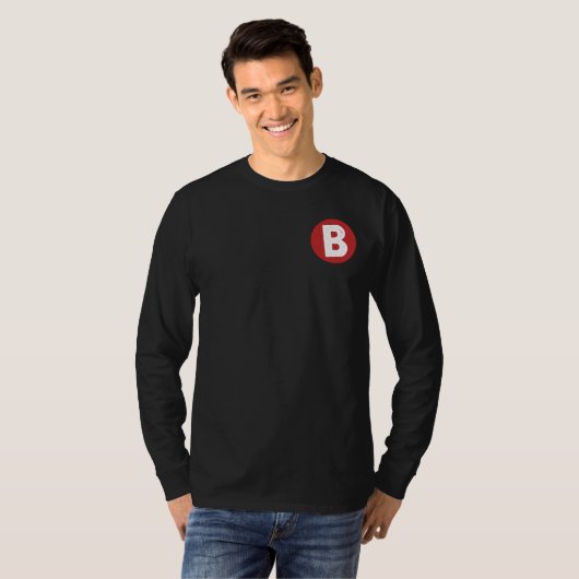 メンズロング袖Tシャツ Tシャツ (正面フル)