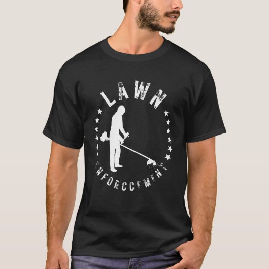 メンズローン強制モーニング造園ガーデニン Tシャツ (正面)