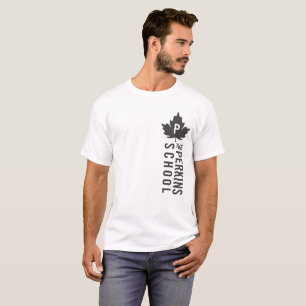 メンズワイシャツの縦のデザイン Tシャツ
