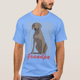 メンズワイマランアグランドパ犬のオーナーワイマランアプレム Tシャツ