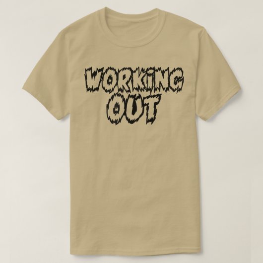 メンズワークアウトジムフィットネストレーニングボディビル  Tシャツ (デザイン正面)