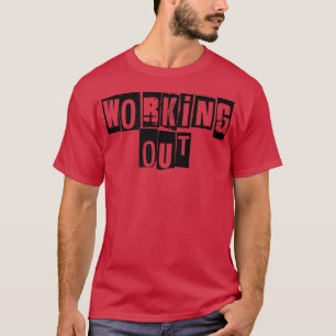 メンズワークアウトジムフィットネストレーニングボディビル Tシャツ