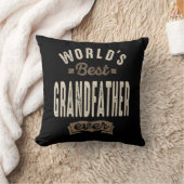 メンズワールドの最高の祖父の贈り物 クッション (ブランケット)