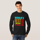 メンズワ最高のーズファーター私は父を意味 Tシャツ (正面フル)