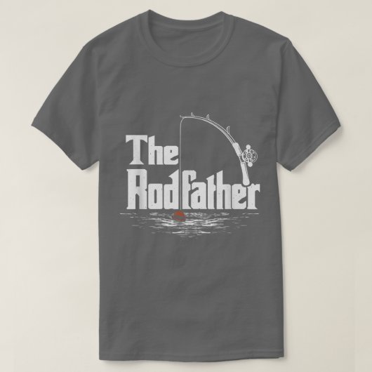 メンズヴィンテージおもしろい釣り父親 Tシャツ (デザイン正面)
