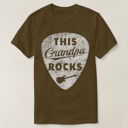 メンズヴィンテージこのグランドパロックギターピック2サイド Tシャツ (デザイン正面)