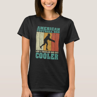 メンズヴィンテージアメリカンフットボールパパのようなレギュラー Tシャツ