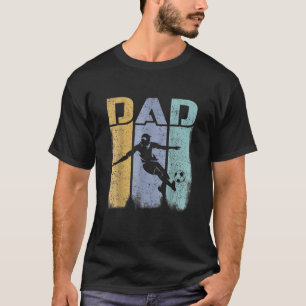 メンズヴィンテージサッカー選手の父親の日2021私のために Tシャツ