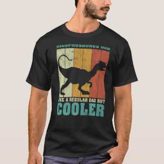 メンズヴィンテージジロフォサウルスパパのような通常のパパ Tシャツ