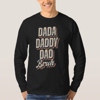 メンズヴィンテージダダディパパブルファーザーズデイのために Tシャツ