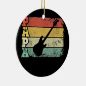 メンズヴィンテージバスギターパバスストミュージシャン セラミックオーナメント (右)