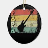 メンズヴィンテージバスギターパバスストミュージシャン セラミックオーナメント (左)