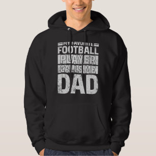 メンズヴィンテージマイサッカープレーヤーコール私パパフットバ パーカ