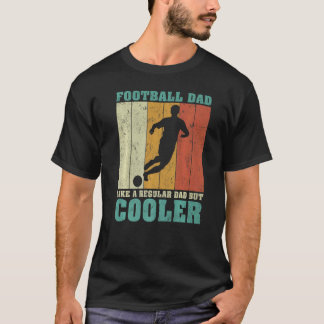 メンズヴィンテージレトロサッカーパパのような通常のパパ Tシャツ