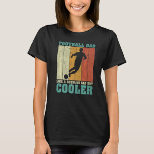 メンズヴィンテージレトロサッカーパパのような通常のパパ Tシャツ