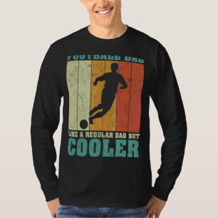 メンズヴィンテージレトロサッカーパパのような通常のパパ Tシャツ