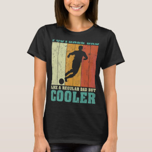 メンズヴィンテージレトロサッカーパパのような通常のパパ Tシャツ