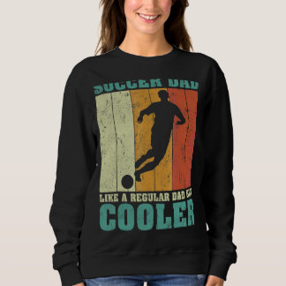 メンズヴィンテージレトロサッカーパパのように通常のパパF スウェットシャツ