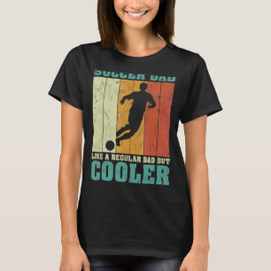 メンズヴィンテージレトロサッカーパパのように通常のパパF Tシャツ