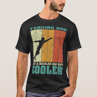 メンズヴィンテージレトロフェンシングパパのような通常のパパ Tシャツ